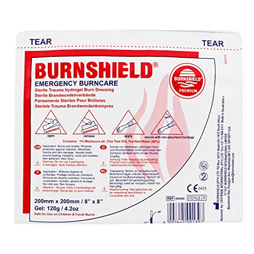 Sterile Emergency Burn Dressing 8"x8"