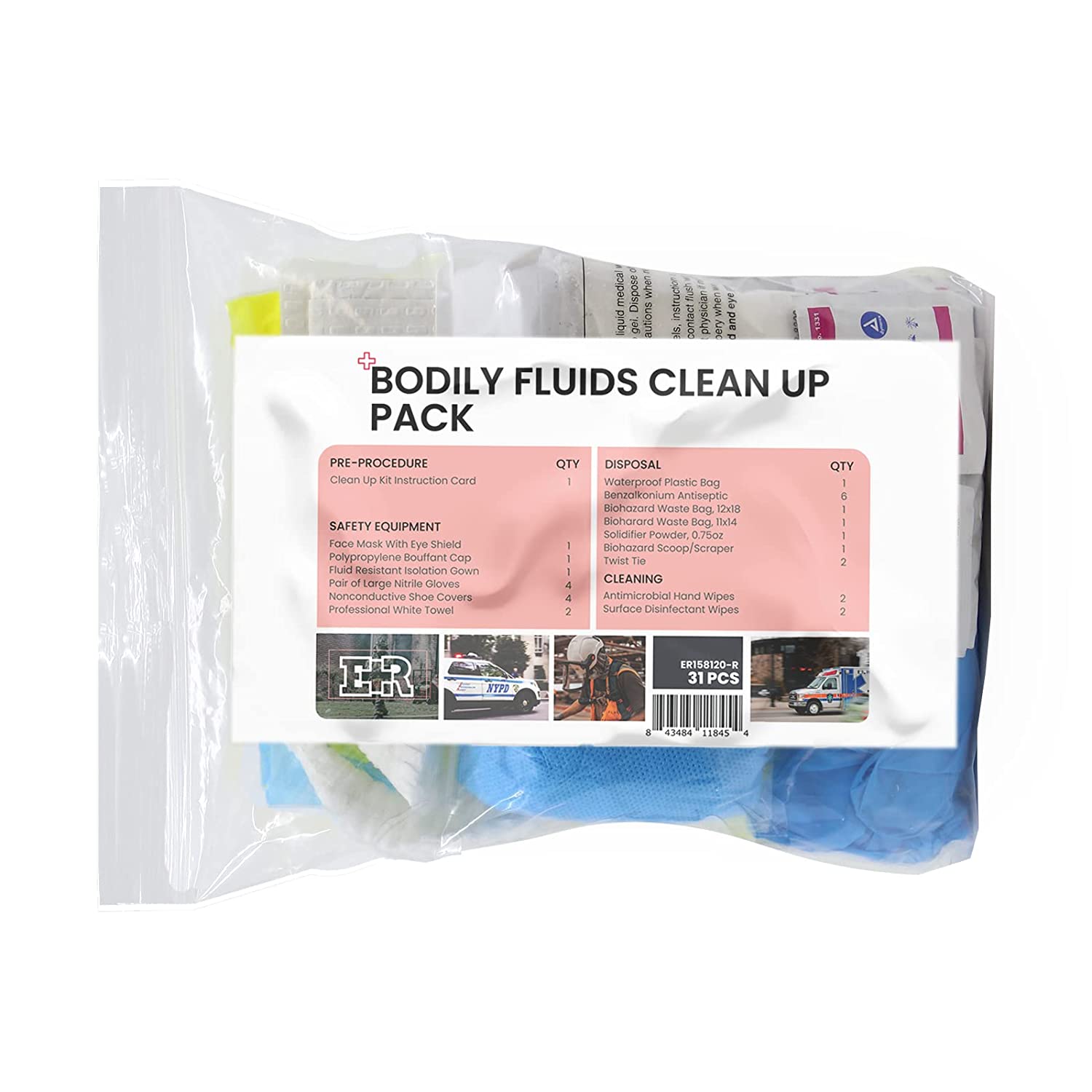 Bodily Fluid Clean Up Refill Kit