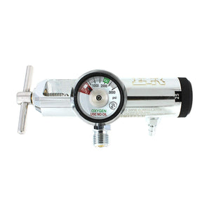 Oxygen Regulator, Dual DISS Valves