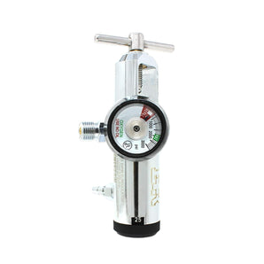 Oxygen Regulator, Dual DISS Valves