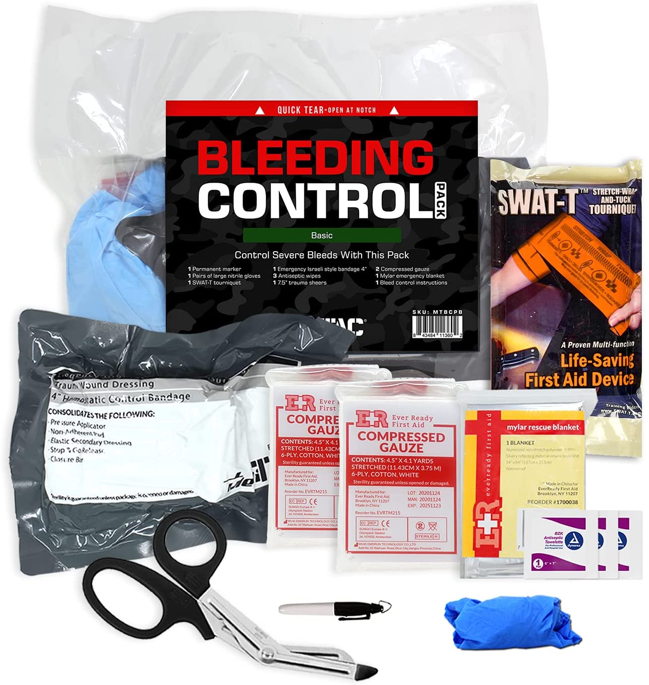 Basic Bleeding Control Kit SWAT T Tourniquet