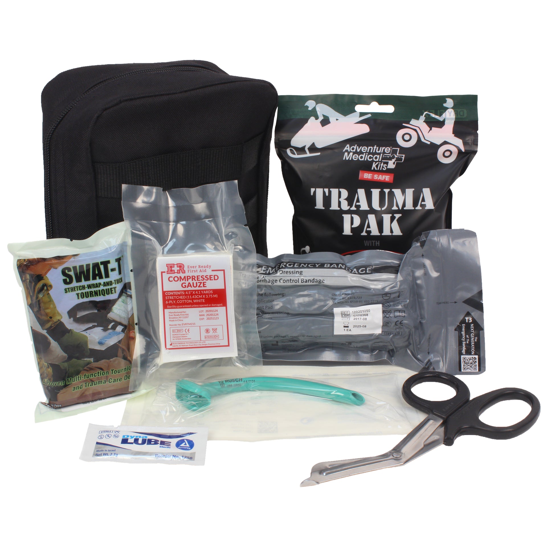Premium IFAK Trauma Kit Chest Seal Bandage & Tourniquet Molle Pouch