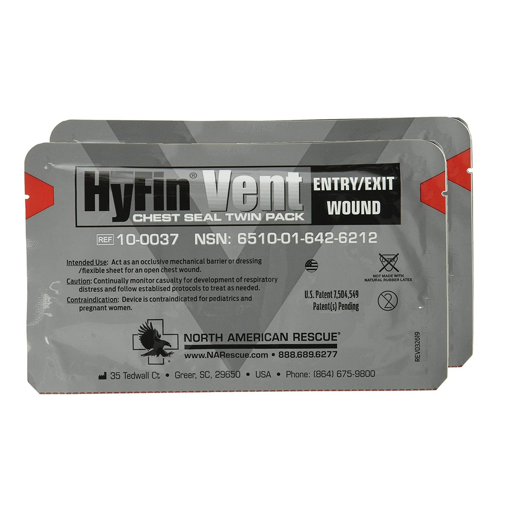 Hyfin Vent Chest Seal 2 Pack