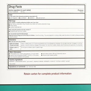 Chewable Mint Antacid Tablets