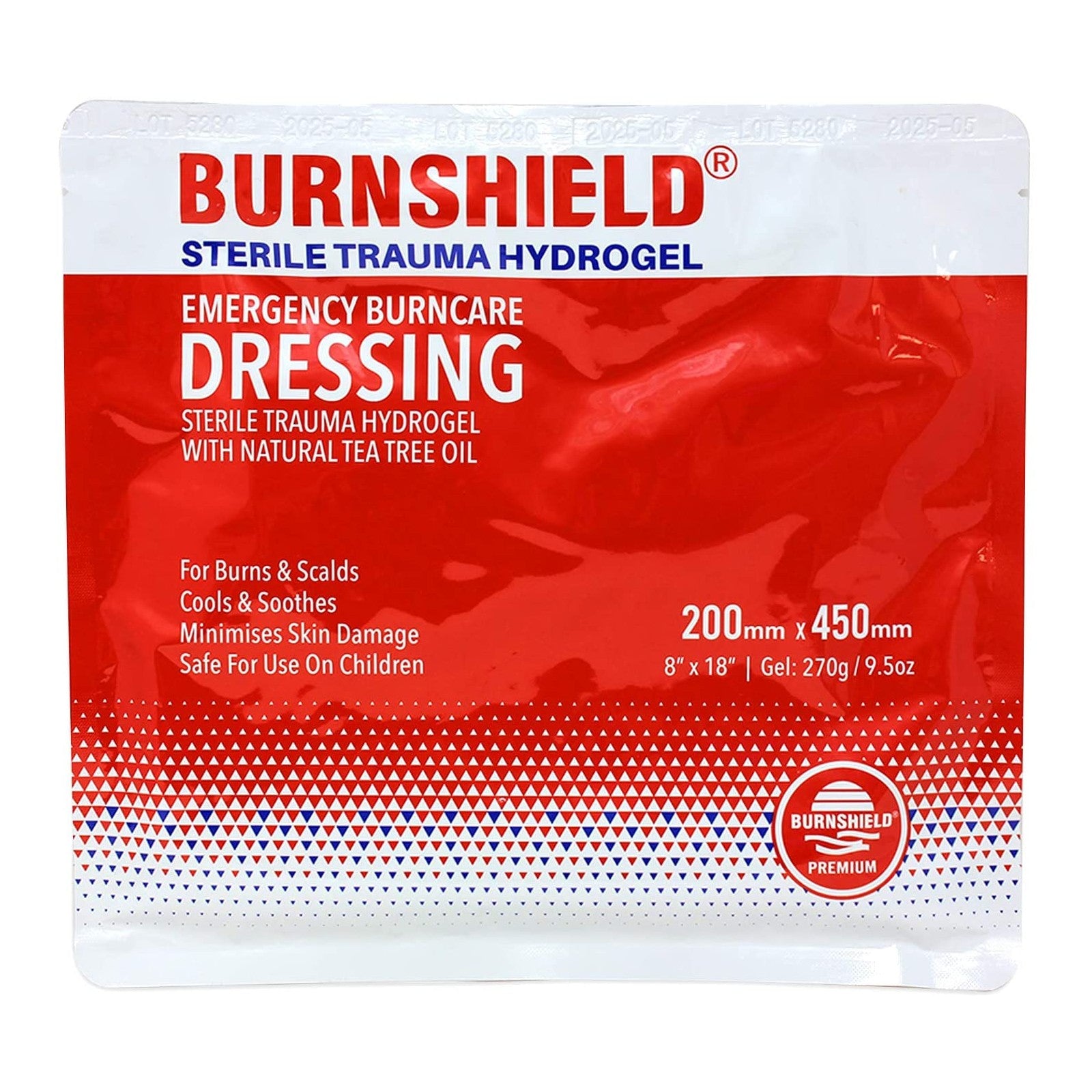 Hydrogel Foil Sealed Foam Cell Dressing 8"x 18"