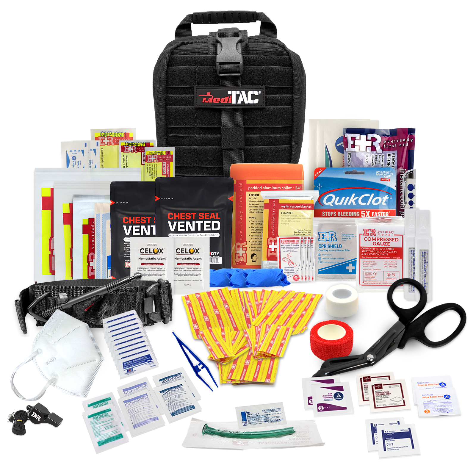 Small Rip Away Owl Type Full Tactical Trauma Kit
