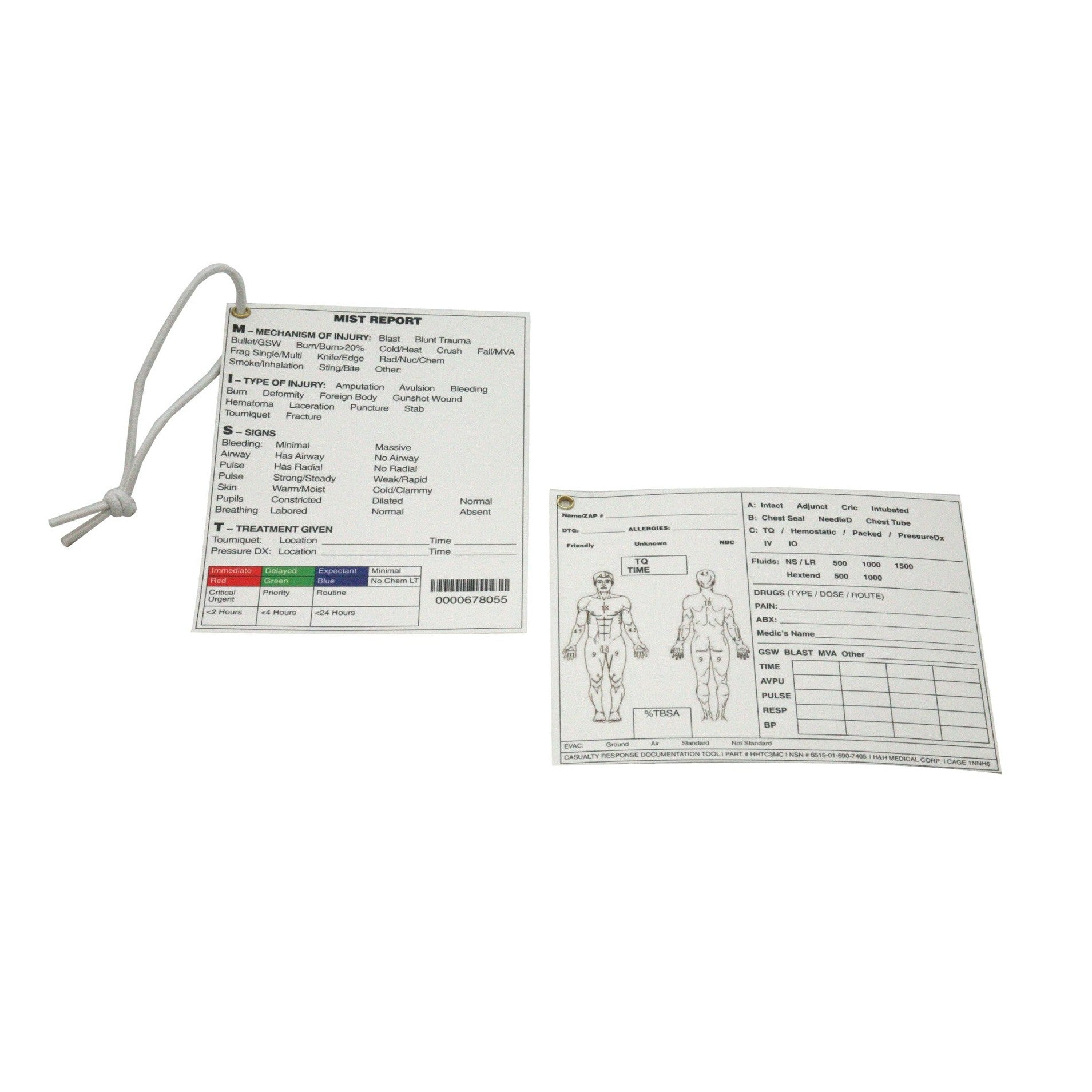 Tactical Casualty Care Card