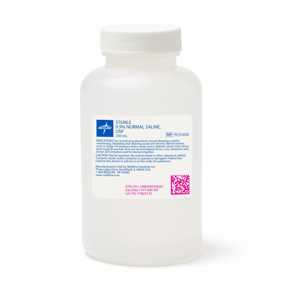 Sodium Chloride Irrigation 0.9% – Pour Bottle